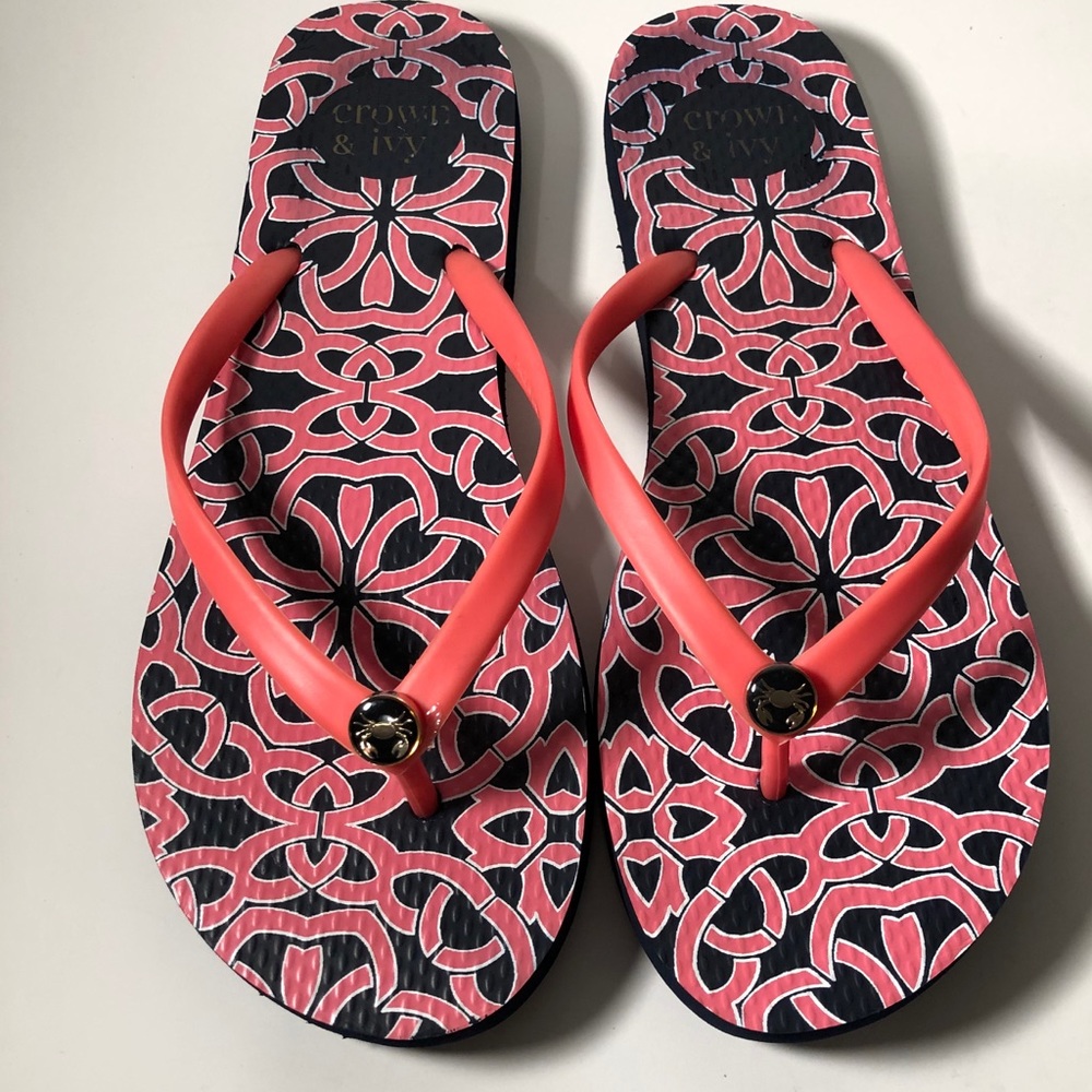 Crown & Ivy Coral FlipFlops